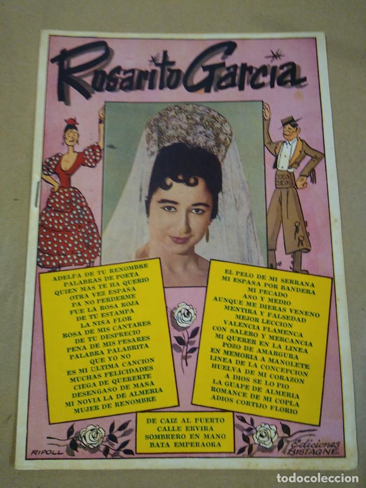 Catalogues de Musique: Cancionero Rosarito Garcia.. Ediciones Bistagne.