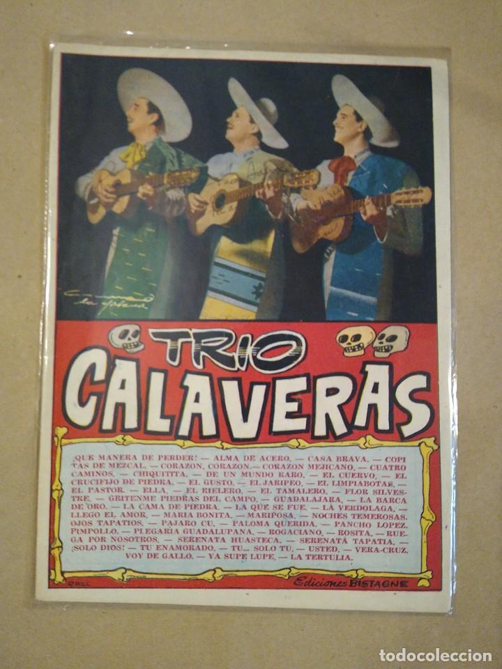 Cat&aacute;logos de M&uacute;sica: Cancionero Tr&iacute;o Calaverias. Ediciones Bistagne.