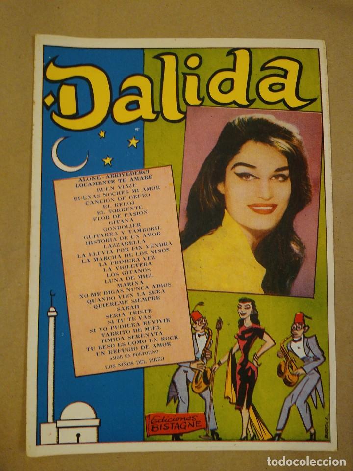 Cat&aacute;logos de m&uacute;sica: Cancionero Dalida Ediciones Bistagne. - Foto 1