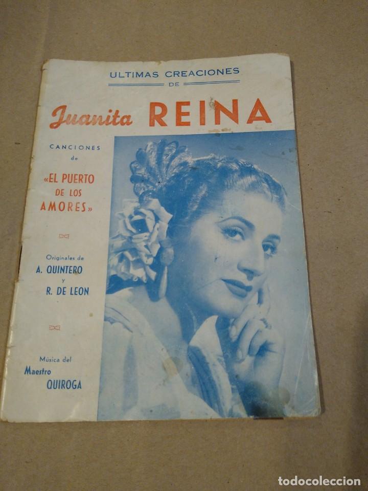 Cat&aacute;logos de M&uacute;sica: &Uacute;ltimas creaciones de Juanita Reina. El puerto de los amores.