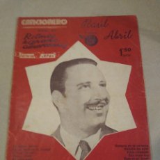 Catálogos de Música: RAÚL ABRIL. CANCIONERO. EDITORIAL ALAS.