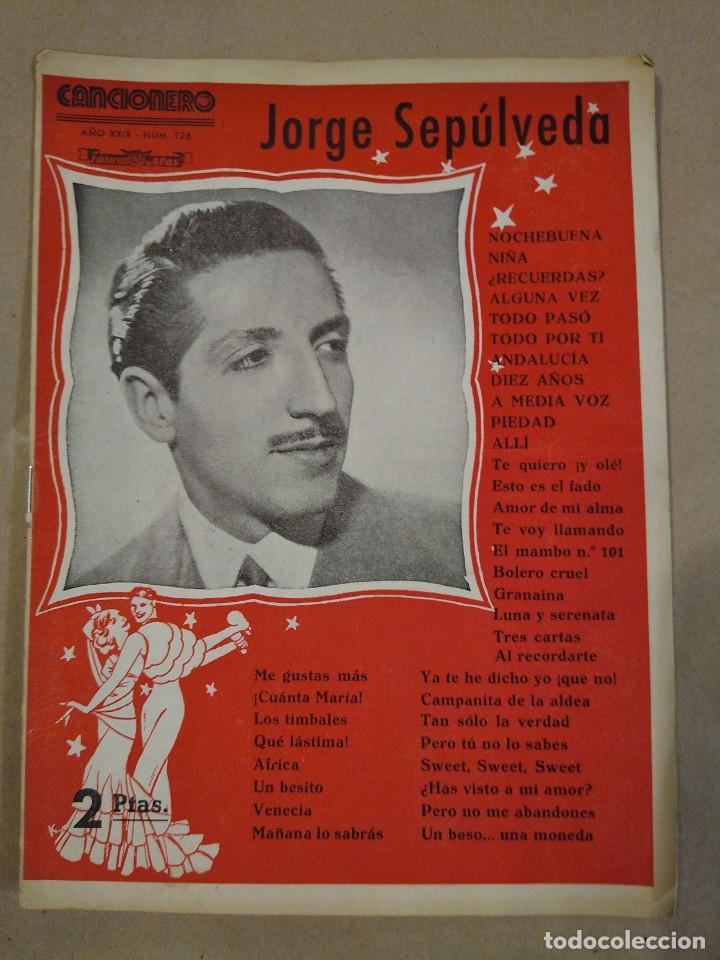 Cat&aacute;logos de M&uacute;sica: CANCIONERO Jorge Sep&uacute;lveda. Editorial Alas.
