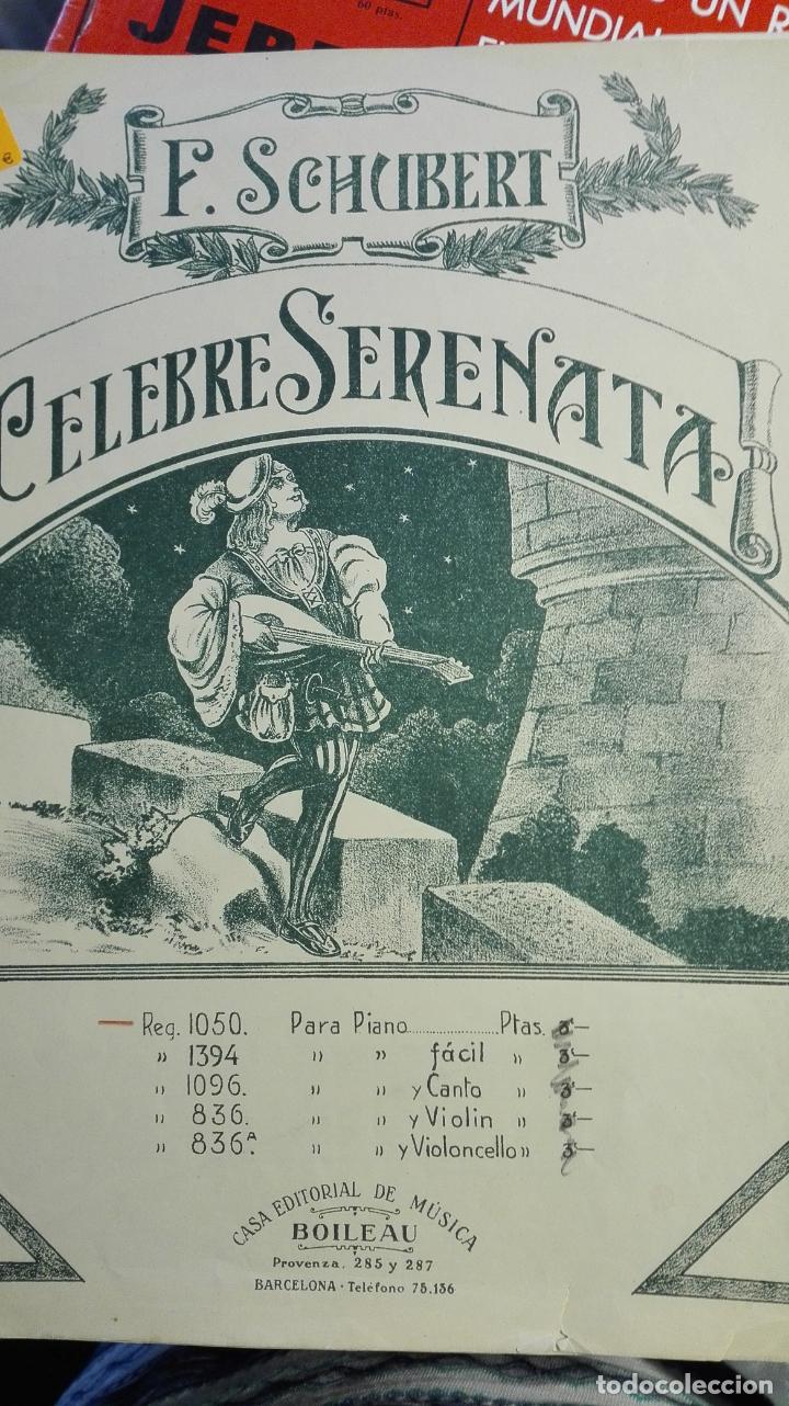 Cat&aacute;logos de m&uacute;sica: F SCHUBERT , CELEBRE SERENATA - Foto 1