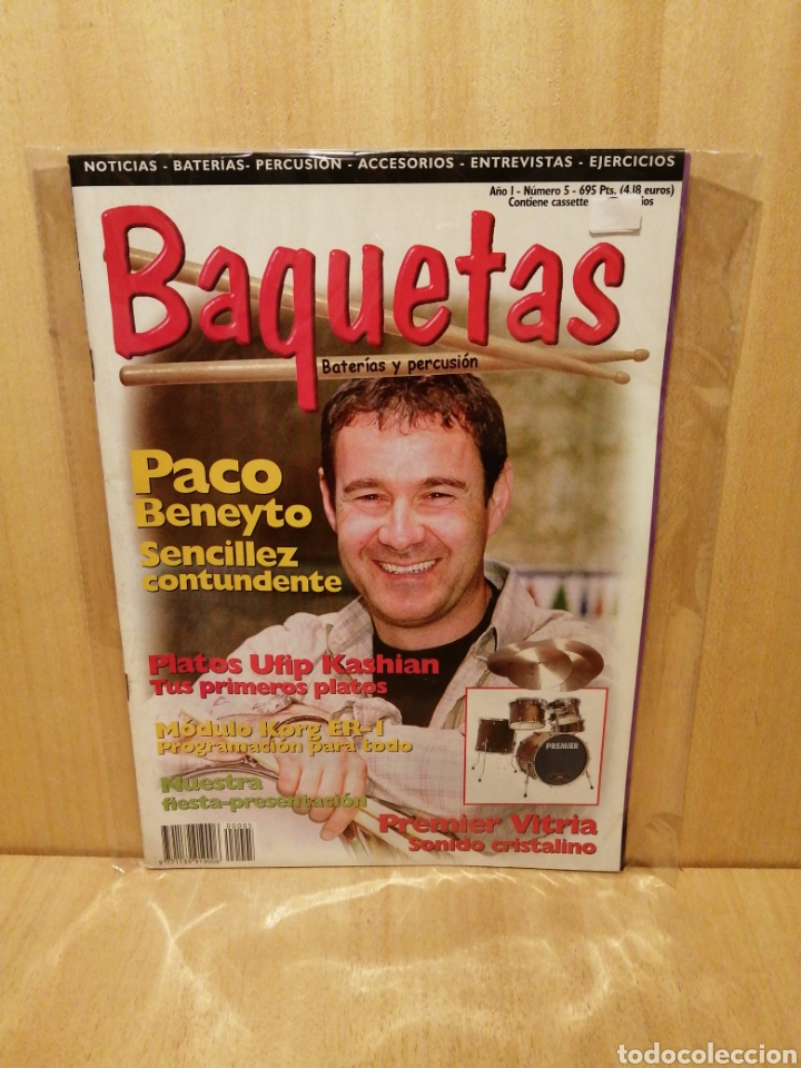 Cat&aacute;logos de M&uacute;sica: Baquetas. Bater&iacute;a y percusi&oacute;n. A&ntilde;o I. N&uacute;mero 5.