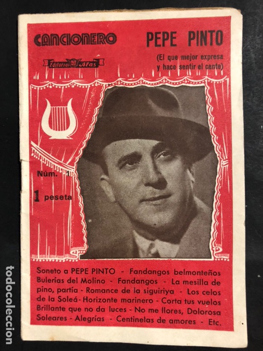 Cat&aacute;logos de M&uacute;sica: Cancionero de pepe pinto.editorial alas