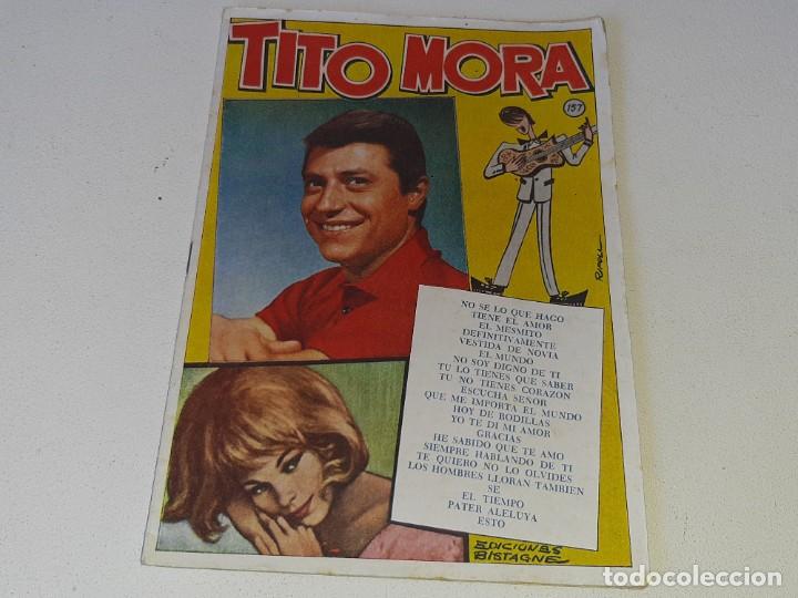 Cat&aacute;logos de M&uacute;sica: ANTIGUO CANCIONERO N&ordm; 157 - TITO MORA EDICIONES BISTAGNE - A&Ntilde;O 1965