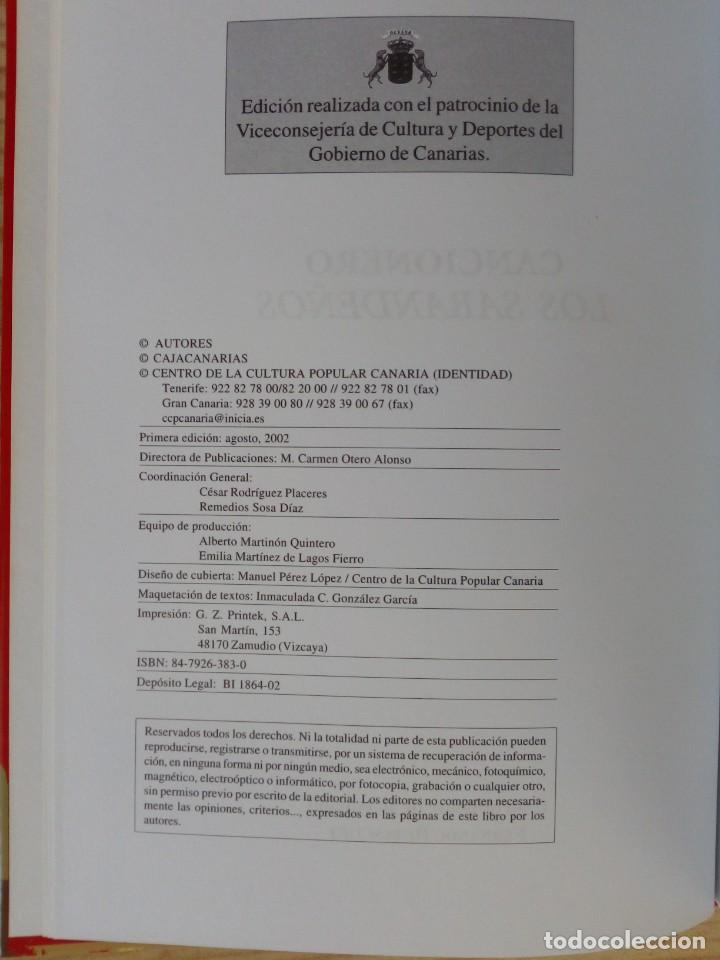 Cat&aacute;logos de m&uacute;sica: Cancionero De Los Sabande&ntilde;os - 2002 - Foto 2