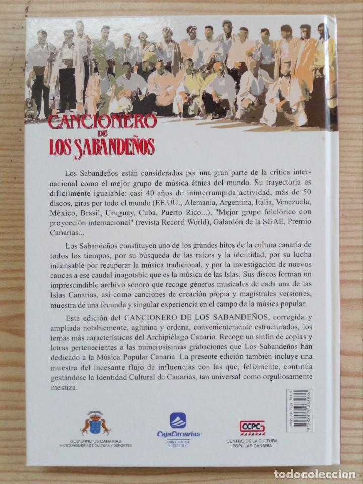 Cat&aacute;logos de m&uacute;sica: Cancionero De Los Sabande&ntilde;os - 2002 - Foto 9