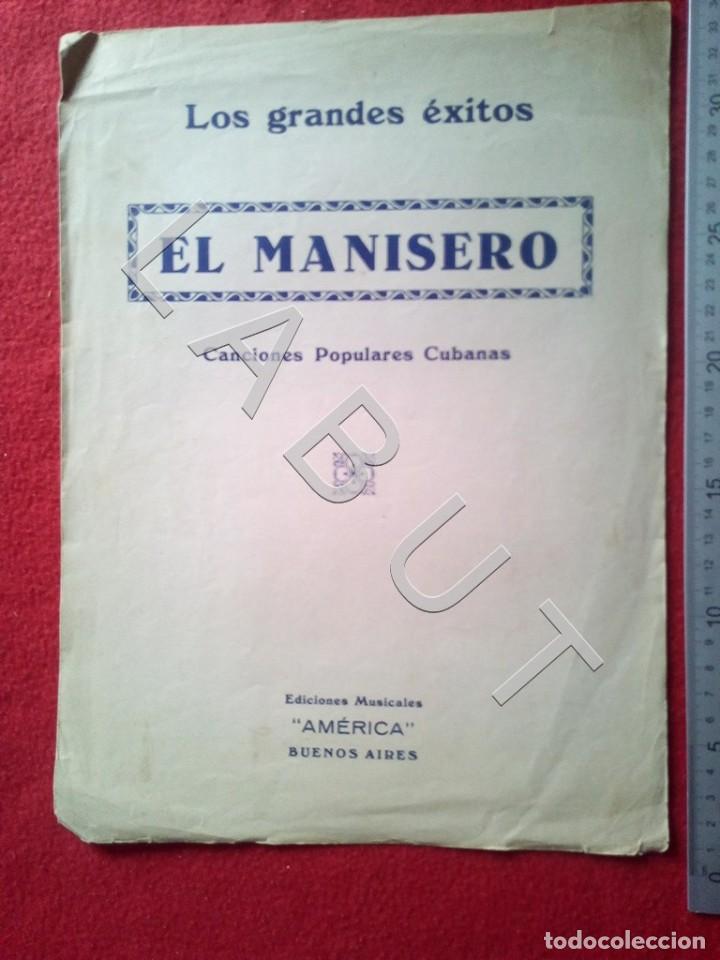 Catalogues de Musique: EL MANISERO AMERICA RUMBA PARTITURA ANTIGUA CANCIONERO CM4