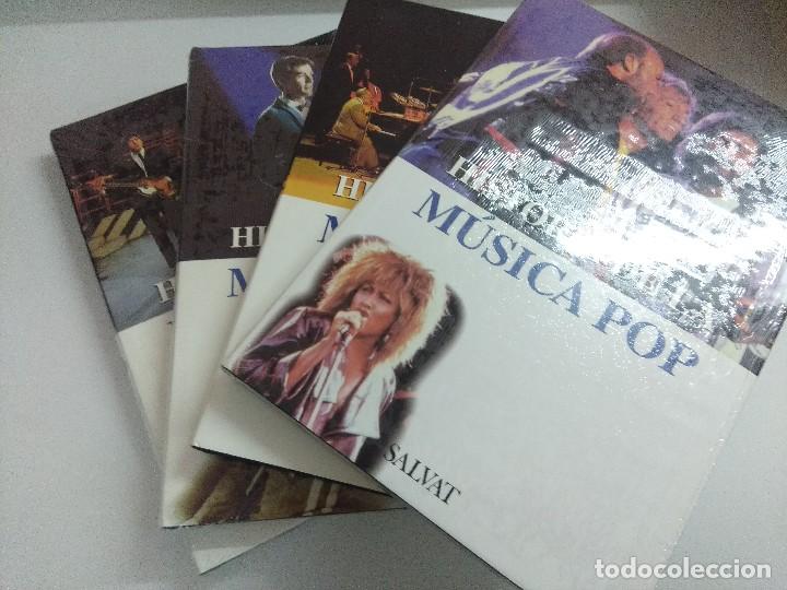 Catalogues de Musique: HISTORIA DE LA MUSICA POP/4 TOMOS EDITORIAL SALVAT.