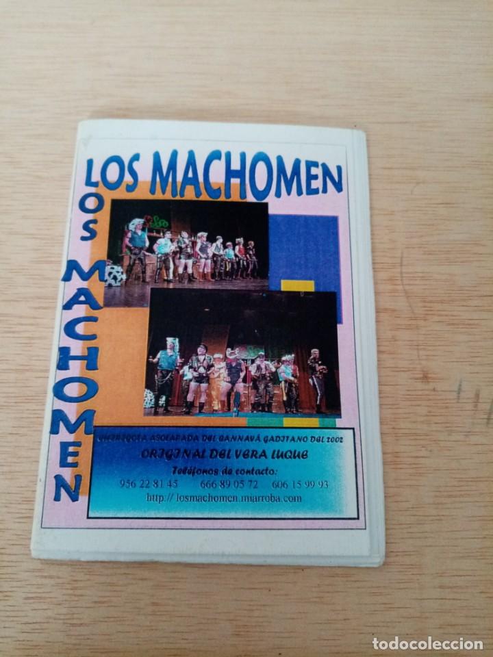 Cat&aacute;logos de m&uacute;sica: LIBRETO DE CARNAVAL. LOS MACHOMEN C16L - Foto 1