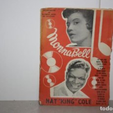 Catálogos de Música: ANTIGUO CANCIONERO DE NAT KING COLE Y MONNABELL. AÑO 1960.. Lote 223607937