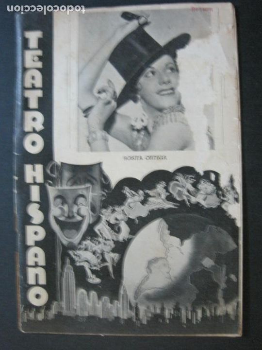 Catalogues de Musique: TEATRO HISPANO-ROSITA ORTEGA-PROGRAMA ANTIGUO-VER FOTOS-(K-1099)