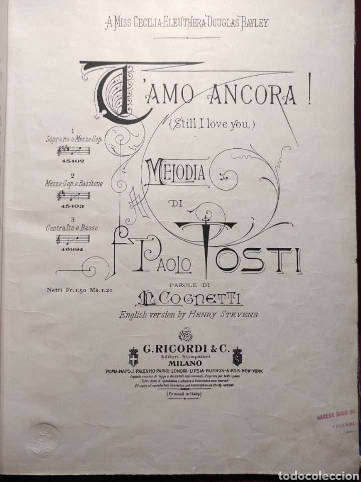 Cat&aacute;logos de m&uacute;sica: Piezas de Piano - Foto 2