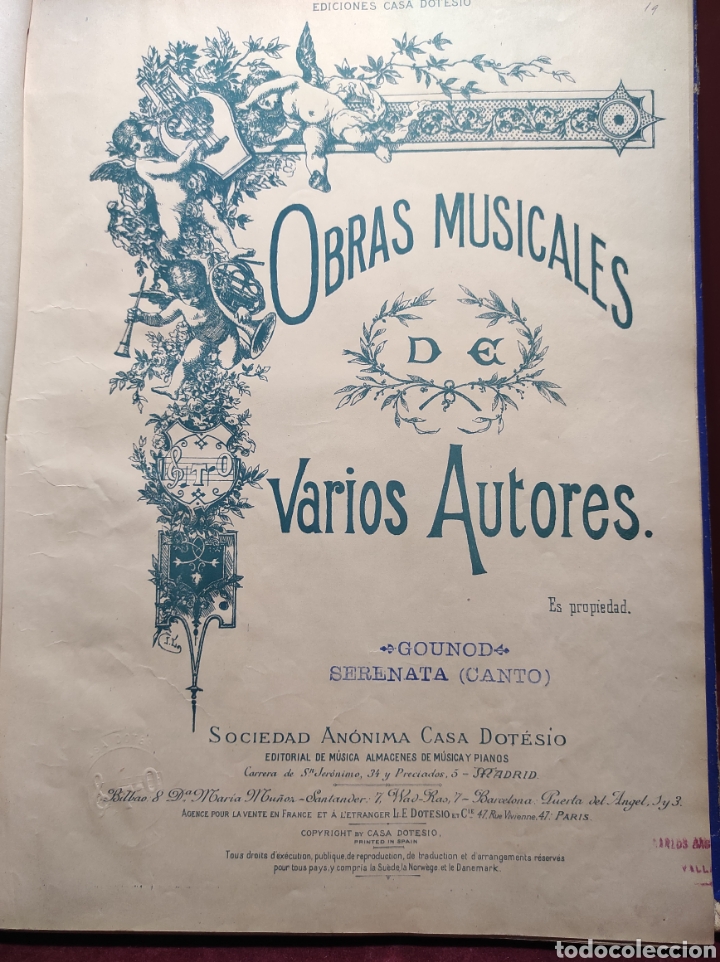 Cat&aacute;logos de m&uacute;sica: Piezas de Piano - Foto 5