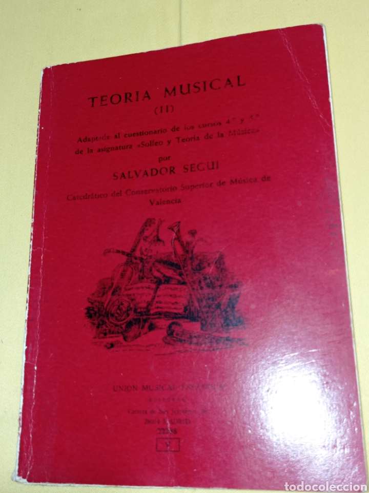 Catalogues de Musique: TEORIA MUSICAL 2 POR SALVADOR SEGUI 1989