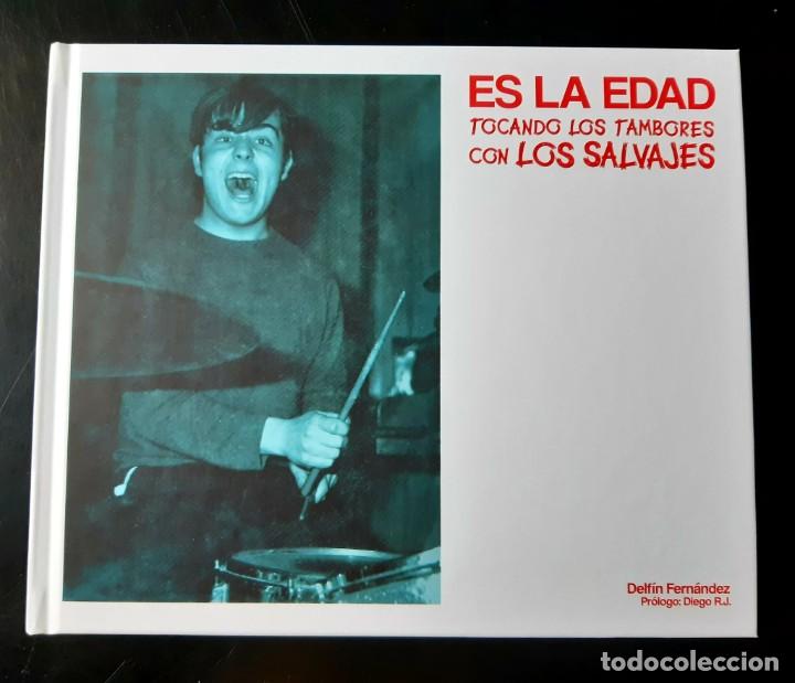 Cat&aacute;logos de m&uacute;sica: LOS SALVAJES - Libro - ES LA EDAD - Foto 1