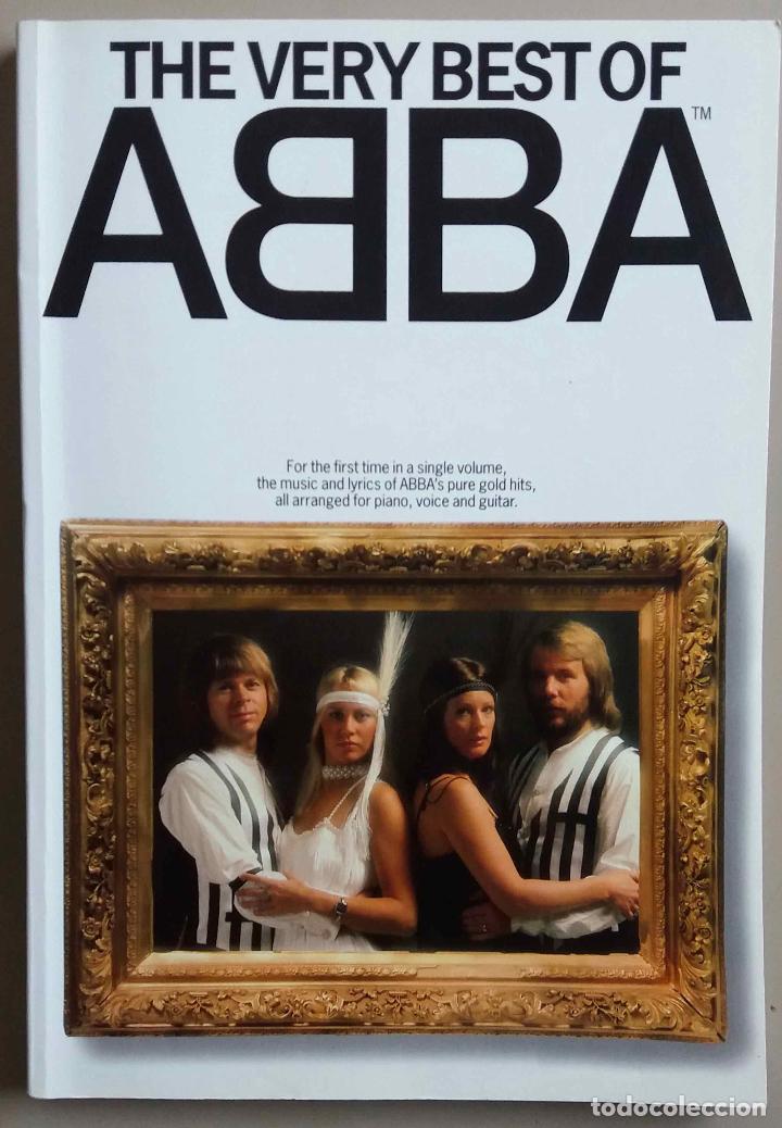 Cat&aacute;logos de M&uacute;sica: ABBA, THE VERY BEST OF ABBA. PARTITURAS CON FOTOGRAF&Iacute;AS, LIBRO OMNIBUS PRESS COMO NUEVO