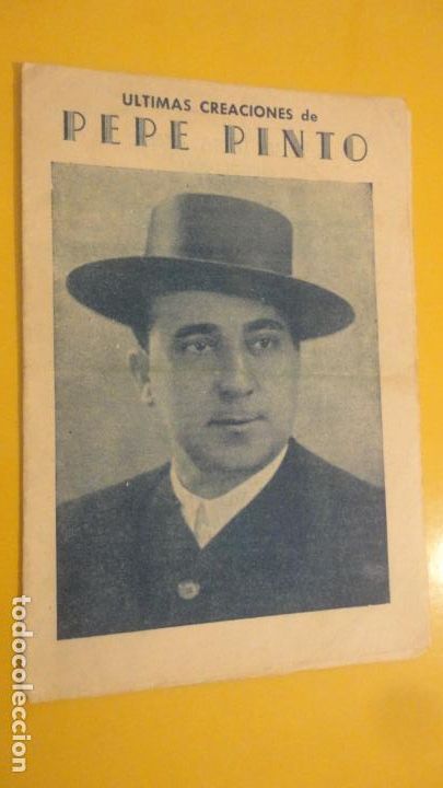Catalogues de Musique: ANTIGUO CANCIONERO.PEPE PINTO.
