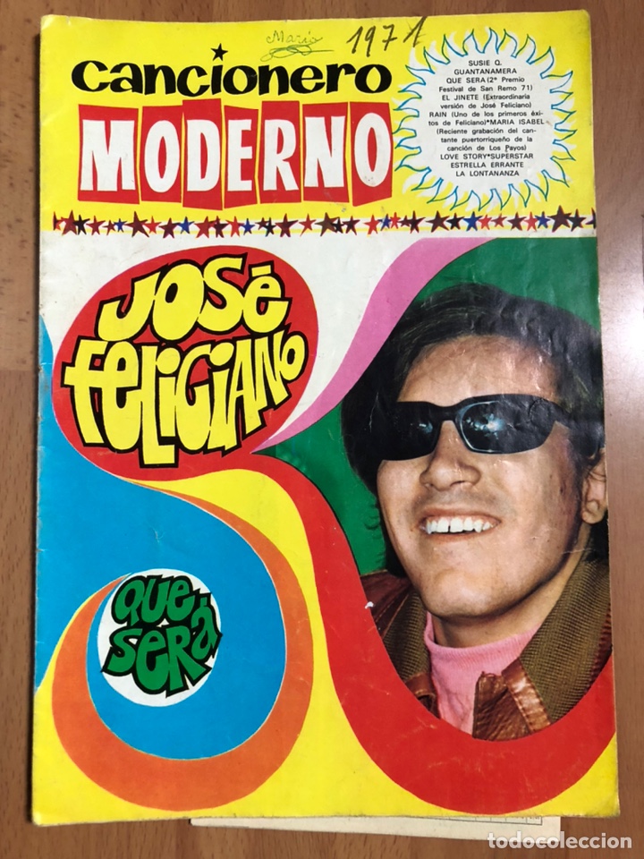 Cat&aacute;logos de M&uacute;sica: Cancionero moderno Jose Feliciano.que ser&aacute;