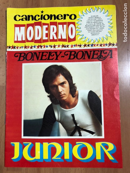 Cat&aacute;logos de M&uacute;sica: Cancionero moderno junior.Bonely Bonela