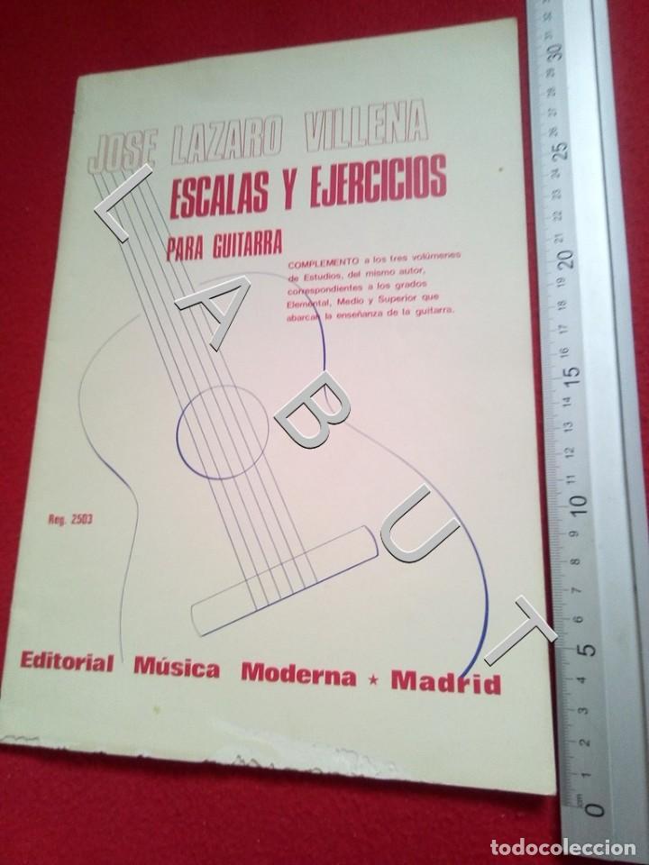 Catalogues de Musique: ESCALAS Y EJERCICIOS PARA GUITARRA JOSE LAZARO VILLENA FAM2