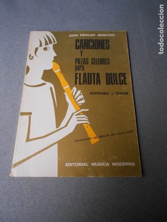 Catalogues de Musique: CANCIONES Y PIEZAS CELEBRES PARA FLAUTA DULCE