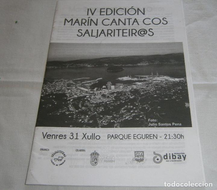 Catalogues de Musique: IV edicion Marin canta cos saljariteiros a&ntilde;o 2019-2020