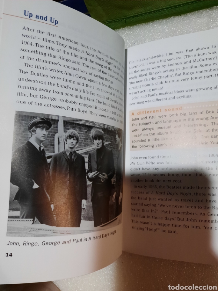 Cat&aacute;logos de m&uacute;sica: Beatles fan. Libro en ingles - Foto 2