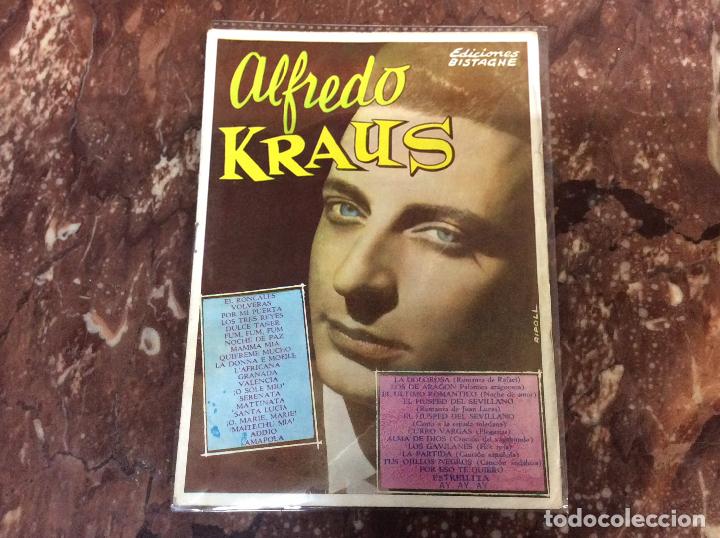 Cat&aacute;logos de m&uacute;sica: ALFREDO KRAUS / CANCIONERO - Foto 1
