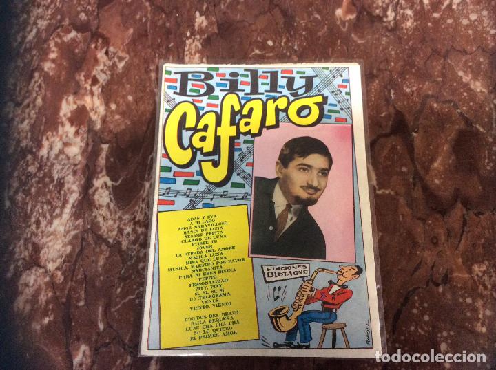 Catalogues de Musique: BILLY CAFARO / CANCIONERO