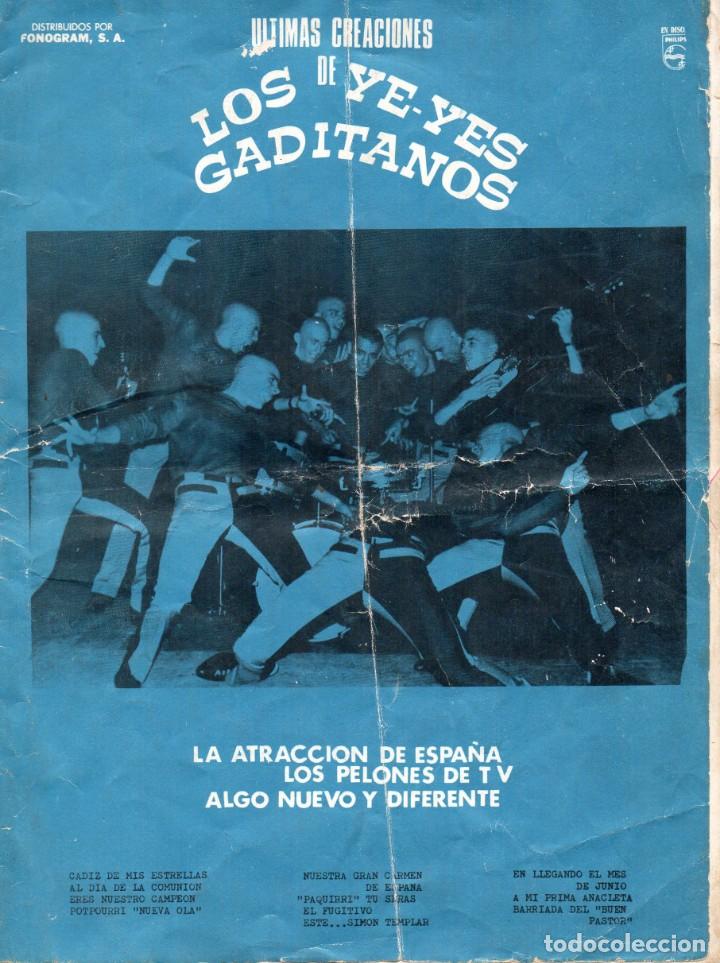 Cat&aacute;logos de M&uacute;sica: CARNAVAL CADIZ FIESTAS TIPICAS 1966 LOS YE-YES GADITANOS, LIBRETO PARA LAS GALAS POR ESPA&Ntilde;A