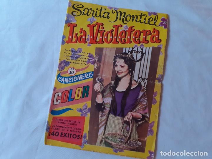 Cat&aacute;logos de M&uacute;sica: CANCIONERO N&ordm; 10 A COLOR SARITA MONTIEL LA VIOLETERA