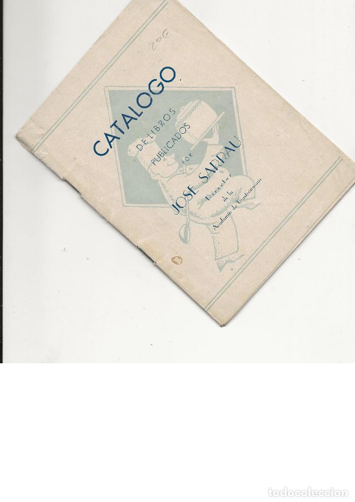 Cat&aacute;logos de M&uacute;sica: CAT&Aacute;LOGO DE LIBROS PUBLICADO POR JOS&Eacute; sARRAU. ACADEMIA GASTR&Oacute;NOMOS MADRID. S/A