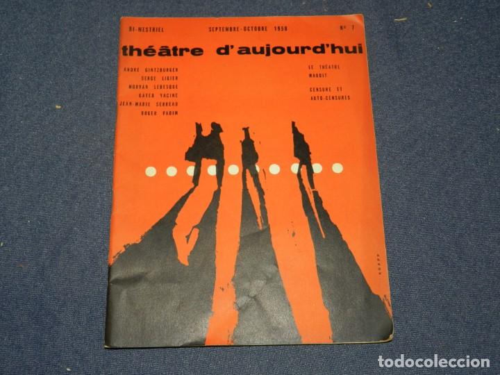 Musikkataloge: M70 THEATRE D'AUJOURD'HUI SEPTEMBRE - OCTUBRE 1958 N.7 ANDR&Eacute; GINTZBURGER, SERGE LIGIER, KATEB YACINE
