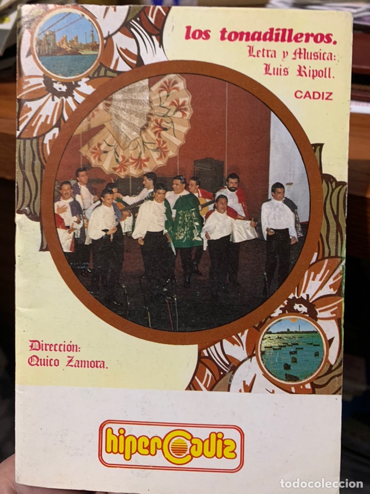 Catalogues de Musique: Carnaval C&aacute;diz 1989 libreto comparsa. Los Tonadilleros de Luis Ripoll por