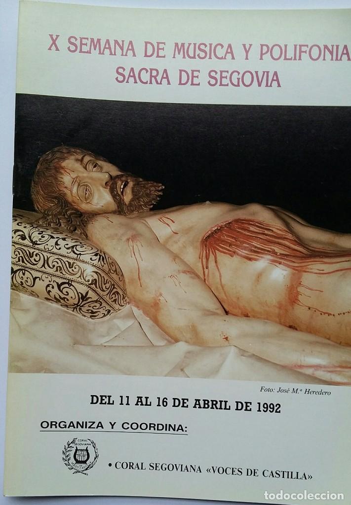 Catalogues de Musique: Programa Semana de M&uacute;sica y Polifon&iacute;a de Segovia 1992