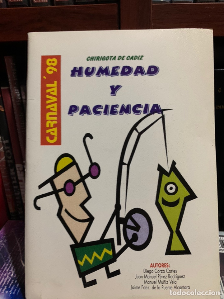 Cat&aacute;logos de M&uacute;sica: Carnaval C&aacute;diz 1998 libreto chirigota Humedad y paciencia