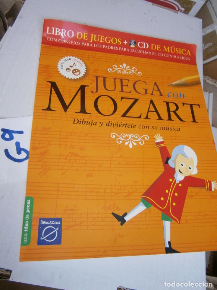 Catalogues de Musique: JUEGA CON MOZART LIBRO DE JUEGOS CON CD