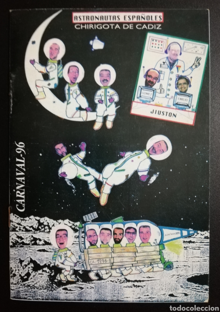 Cat&aacute;logos de M&uacute;sica: Los Astronautas Espa&ntilde;oles - Libreto Chirigota Carnaval C&aacute;diz 1996