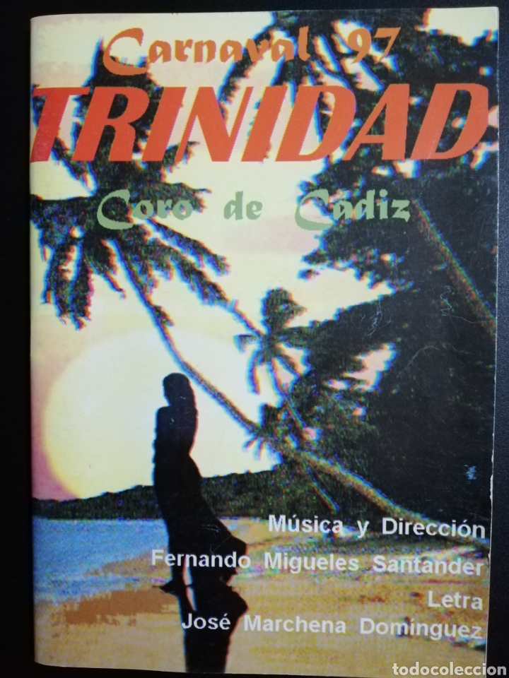 Cat&aacute;logos de M&uacute;sica: Trinidad - Libreto Coro Carnaval C&aacute;diz 1997
