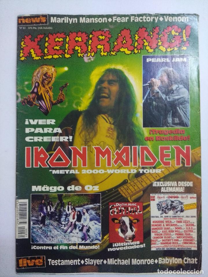 Cat&aacute;logos de M&uacute;sica: KEERANG N&ordm;81/IRON MAIDEN.