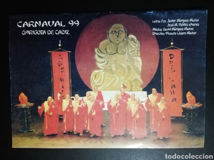 Cat&aacute;logos de M&uacute;sica: Los Hijos del Lama - Libreto Chirigota Carnaval C&aacute;diz 1999