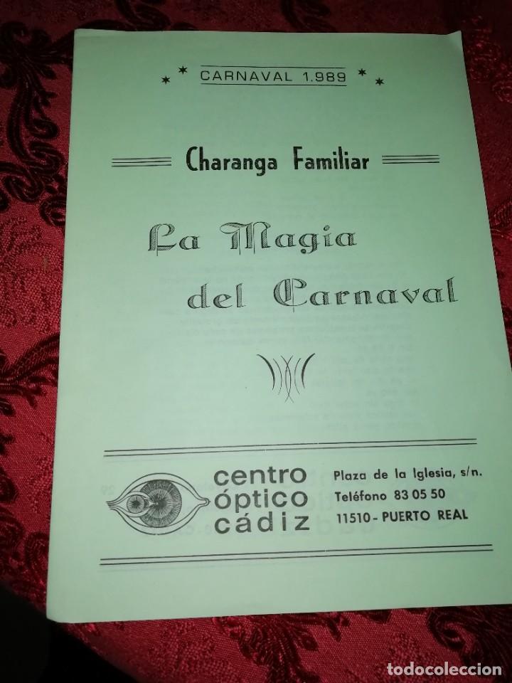 Catalogues de Musique: Carnaval de C&aacute;diz libreto chirigota ilegal La magia del carnaval 1989