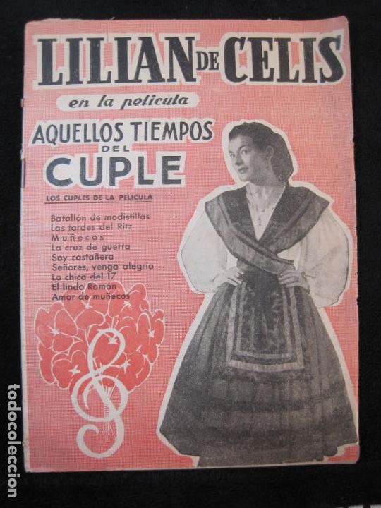 Catalogues de Musique: LILIAN DE CELIS-AQUELLOS TIEMPOS DEL CUPLE-EDITORIAL ALAS-VER FOTOS-(K-1928)