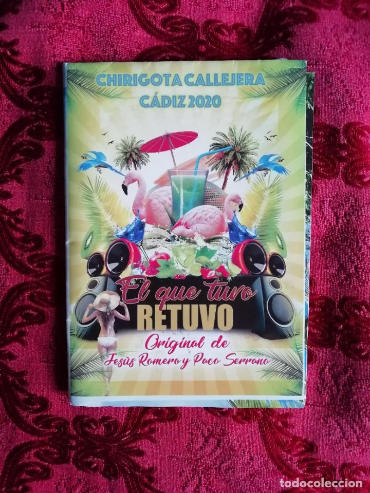 Catalogues de Musique: Carnaval de C&aacute;diz libreto chirigota callejera el que tuvo retuvo 2020