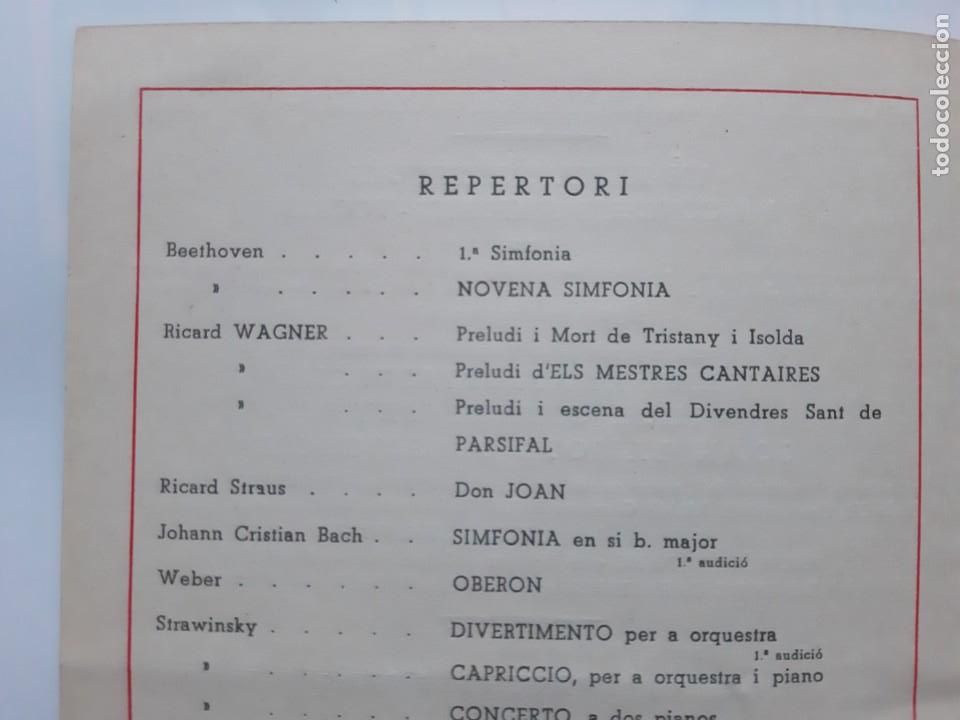 Cat&aacute;logos de m&uacute;sica: PROGRAMA, GRAN TEATRE DEL LICEU 1936 - Foto 3