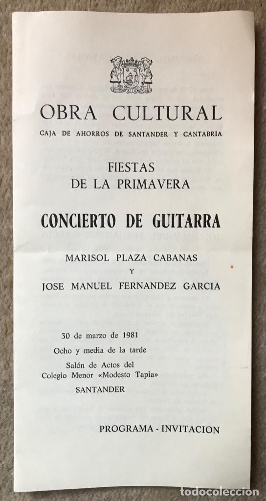 Catalogues de Musique: Programa Fiestas de la Primavera - Concierto de Guitarra - Santander - M&uacute;sica Cantabria