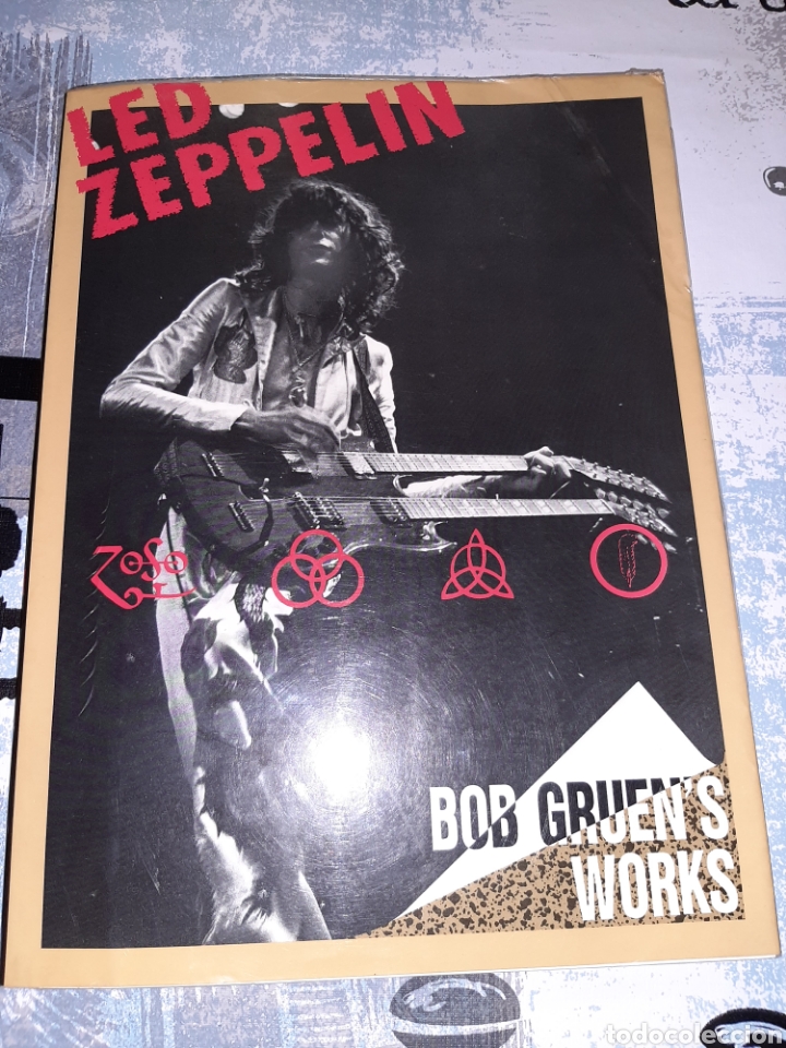 Cat&aacute;logos de M&uacute;sica: Led Zeppelin , libro de fotos, Bob Gruen's Works Edici&oacute;n Ingl&eacute;s Japon&eacute;s