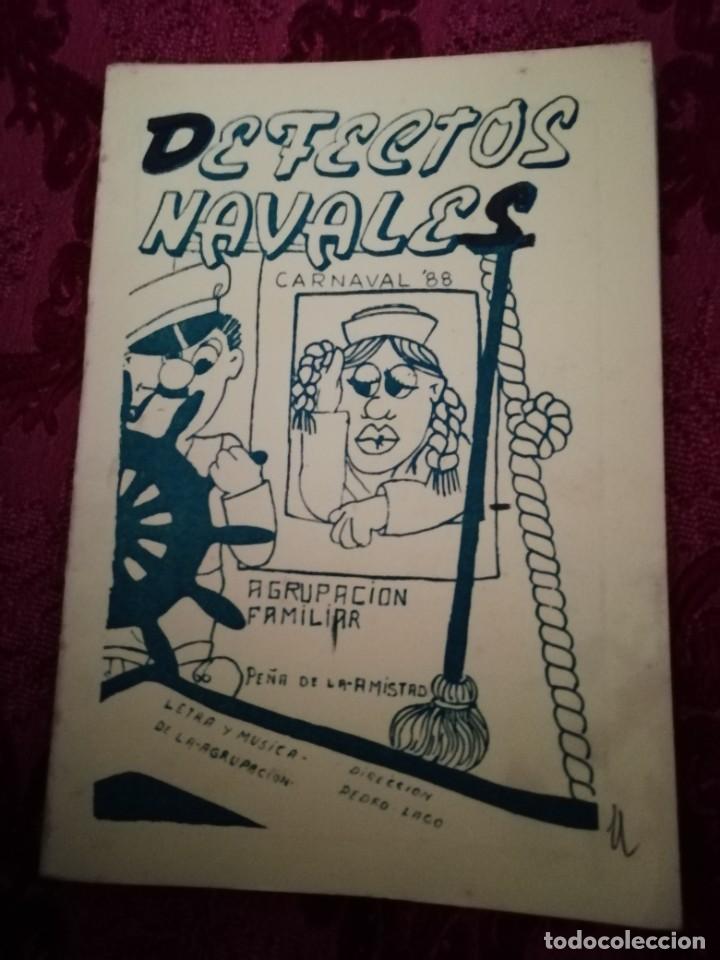 Catalogues de Musique: Carnaval de C&aacute;diz libreto chirigota ilegal defectos navales